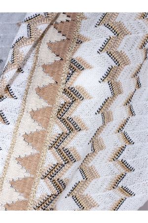 Kimono lungo smanicato in misto cotone bianco PHO FIRENZE | 4323017MIAMI